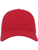 Atlantis Rapper Cotton 5 Panel Trucker Cap ACRAPC - Red/Red