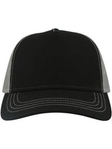 Atlantis Canvas S Recycled 5 Panel Trucker ACRACS - Black/Grey