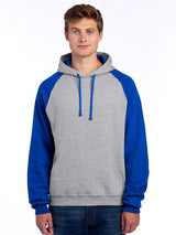 Jerzees Nublend Open End 275 Regular Fit Colour Block Raglan Hood Adult J96CM
