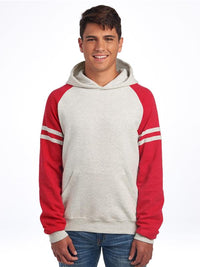 Oatmeal Heather/ Fiery Red Heather