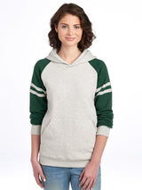 Jerzees Nublend Open End 275 Regular Fit Varsity Raglan Hood Adult J97CM