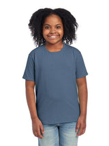 Jerzees Eco Premium Combed 165 Regular Fit Organic Tee Kids - Black - 3>4 (104cm) J470Y