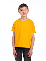 Jerzees Eco Premium Combed 165 Regular Fit Organic Tee Kids - Black - 3>4 (104cm) J470Y