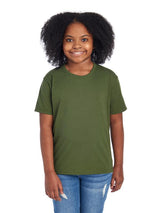 Jerzees Eco Premium Combed 165 Regular Fit Organic Tee Kids - Black - 3>4 (104cm) J470Y
