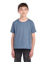 Jerzees Eco Premium Combed 165 Regular Fit Organic Tee Kids - Black - 3>4 (104cm) J470Y
