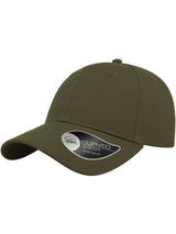Atlantis Hit S Twill Curved Visor 6 Panel Sustainable Structured Cap ACHITS - Olive