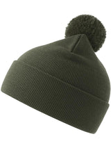 Atlantis Wind S Pompom Recycled Beanie Double Skin Cuffed ACWIPO
