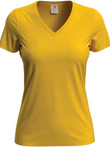 Stedman Classic Ringspun 155 Regular Fit V Neck Tee Ladies ST2700