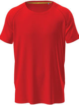 Stedman Mesh Raglan Polyester 140 Regular Fit Tee Adult ST8410
