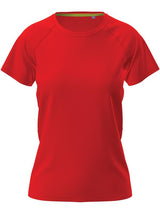 Stedman Mesh Raglan Polyester 140 Regular Fit Tee Ladies ST8500
