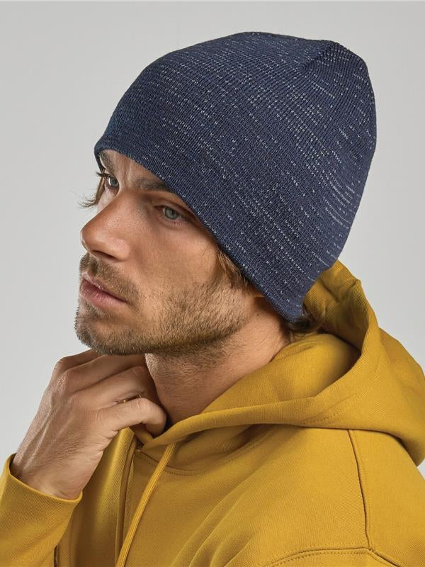 Atlantis Shine Recycled Short Beanie With Reflex Thread ACSHIB