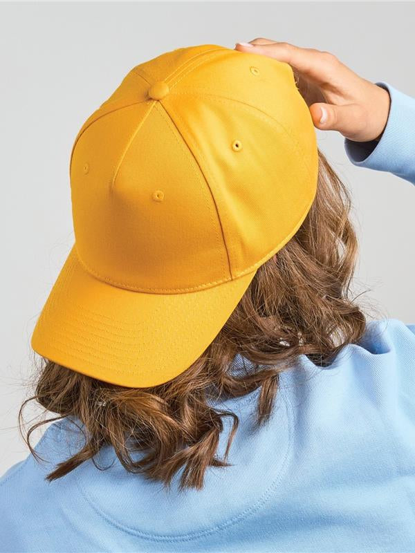 Atlantis Shot S Curved Visor 5 Panel Sustainable Structured Cap ACSHTS
