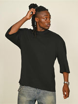 Casual Premium Combed 220 Oversize Extended Neck Half Sleeve Tee Tall CRBT515