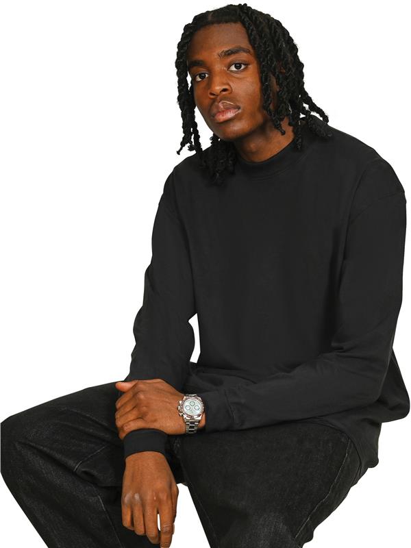 Casual Core Combed 180 Acid Oversize Extended Neck L/S Tee CRBTAC450