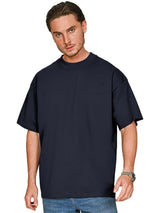 Casual Premium Combed 220 Oversize Extended Neck Tee CRBT500