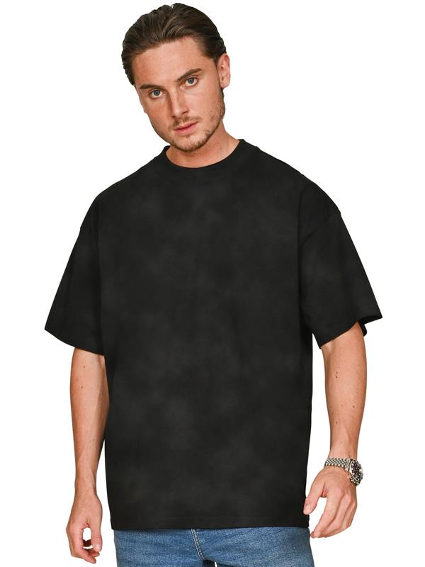 Casual Premium Combed 220 Acid Oversize Extended Neck Tee CRBTAC500