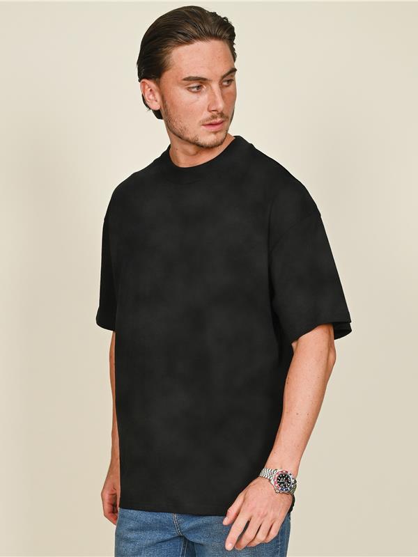 Casual Premium Combed 220 Acid Oversize Extended Neck Tee CRBTAC500