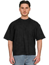 Casual Premium Combed 220 Acid Boxy Oversize Extended Neck Tee CRBTAC200