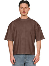 Casual Premium Combed 220 Acid Boxy Oversize Extended Neck Tee CRBTAC200