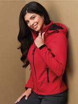 Stedman Lux 250 Hooded Softshell F/Z Ladies ST5540