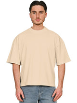 Casual Premium Combed 220 Boxy Oversize Extended Neck Tee CRBT200