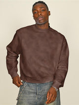 Casual Premium Combed 330 Acid Boxy Oversize Extended Neck Sweat CRBSWAC200