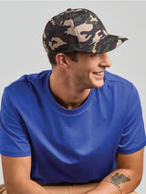 Atlantis Beat S 6 Panel Structured Mid Profile Mid Visor Recycled Cap ACBEAS