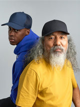 Atlantis Rapper Jersey S 5 Panel Structured Mid Profile Mid Visor Recycled Trucker Cap ACRAJS