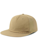 Atlantis Chao 5 Panel Unstructured Low Profile Flat Visor With Rope Organic Cap ACCHAO