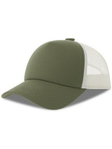 Atlantis Record S 5 Panel Structured High Profile Mid Visor Recycled Trucker Cap ACRCRD