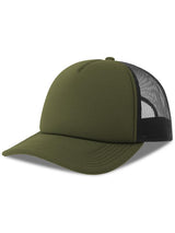 Atlantis Rapper S 5 Panel Structured Foam Mid Profile Curved Visor Recycled Trucker Cap ACRPPR