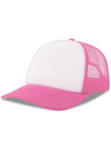 Atlantis Rapper S 5 Panel Structured Foam Mid Profile Curved Visor Recycled Trucker Cap ACRPPR