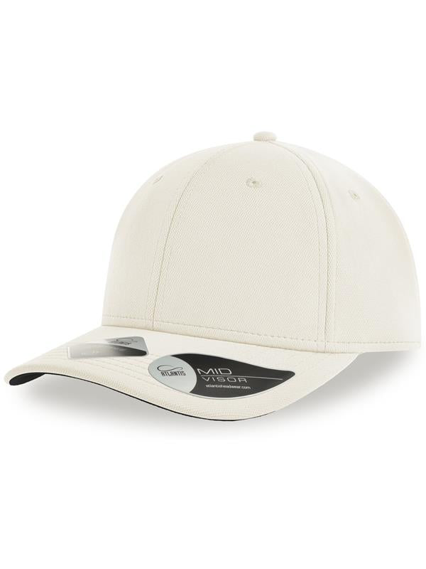 Atlantis Skye 6 Panel Structured Mid Profile Mid Visor Dope Dye Recycled Cap ACSKYC