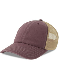 Burgundy/Khaki