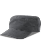 Atlantis Tank S 1 Panel Unstructured Curved Visor Organic Military Cap ACTNKS