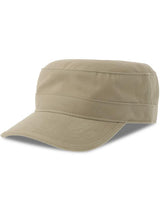 Atlantis Tank S 1 Panel Unstructured Curved Visor Organic Military Cap ACTNKS
