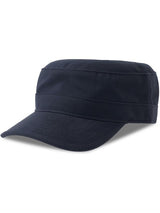 Atlantis Tank S 1 Panel Unstructured Curved Visor Organic Military Cap ACTNKS