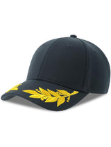Atlantis Winner S 6 Panel Structured Mid Profile Curved Visor Laurel Embroidered Recycled Cap ACWNNR
