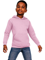 Casual Classics Kids Ringspun Blended Hooded Sweatshirt C2200B - Light Pink