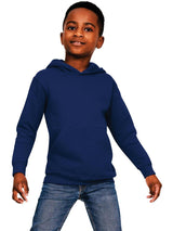 Casual Classics Kids Ringspun Blended Hooded Sweatshirt C2200B - Navy