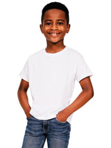 Casual Classics Ringspun Youth Classic T-Shirt CR1500B - White
