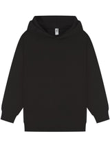 Casual Classics Kids Ringspun Blended Hooded Sweatshirt C2200B - Black