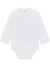 Casual Classics Baby Long Sleeve Body Suit C8020T - White