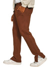 Casual Classics Ringspun Blended Core Split Hem Jog Pant Regular CRBJP40 - Chocolate