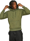 Casual Classics Ringspun Blended Hooded Sweatshirt C2200 - Military Green