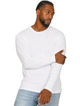 Casual Classic Long Sleeve T Shirt CR1550 - White