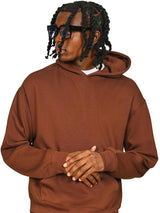 Casual Classic Ringspun Blended Boxy Oversize Hoodie CRBHS20 - Chocolate