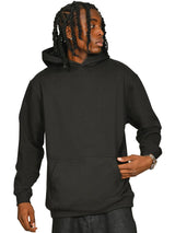 Casual Ringspun Blended Core Oversize Hood CRBHS30 - Black