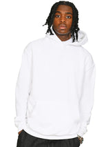 Casual Ringspun Blended Core Oversize Hood CRBHS30 - White