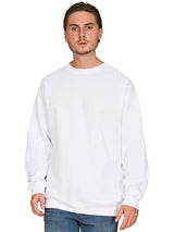 Casual Ringspun Blended Oversize Sweat CRBSW30 - White